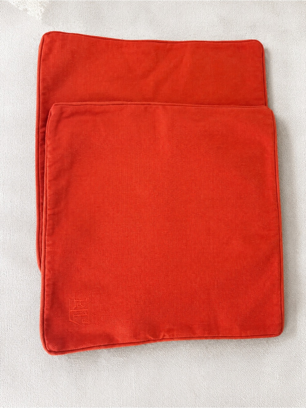 Lauren Ralph Lauren orange Decorative Pillow Covers Set of 2 pillow zip covers